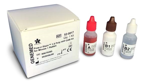 Genemed Power-Stain 1.0 Poly HRP DAB Kit for Mouse + Rabbit - Immunohistochemistry Reagents